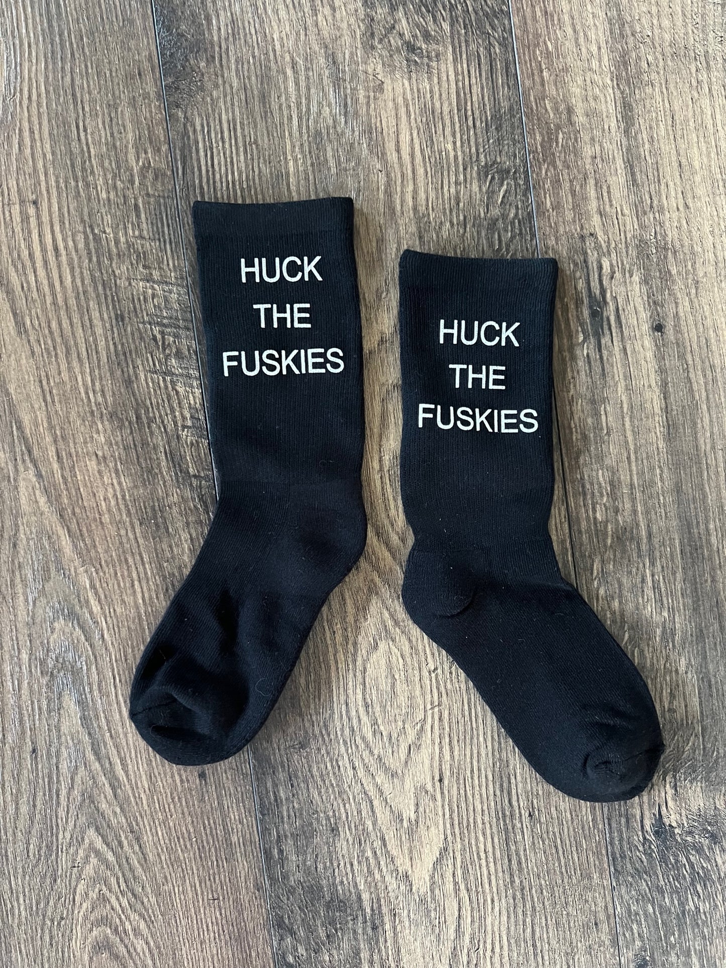 HUCK THE FUSKIES Crew Socks