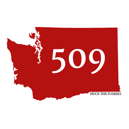 HUCK THE FUSKIES - 509 Washington State Sticker